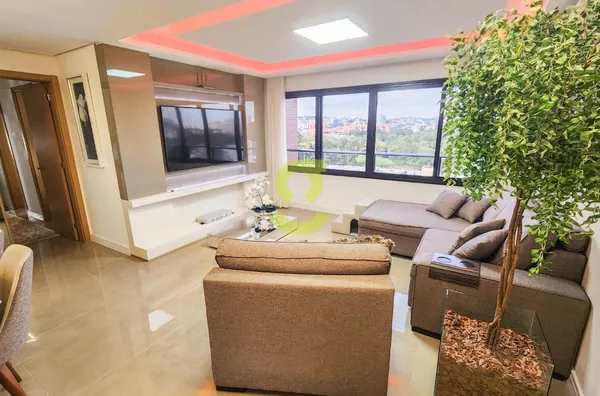 Espetacular apto MOBILIADO, andar alto, 102m priv, vista espetacular, churrasqueira, 3 dorm, suite, 2 vagas cobertas, deposito e infra! Prox ao Iguatemi!