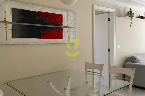 Ótimo apartamento mobiliado, 71m priv, churrasqueira, 2 dorm, suíte e 2 vagas individuais e cobertas!
