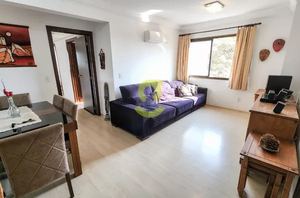 Apto semi mobiliado, 78m priv, churrasqueira, 3 dorm, suite e 2 vagas cobertas!