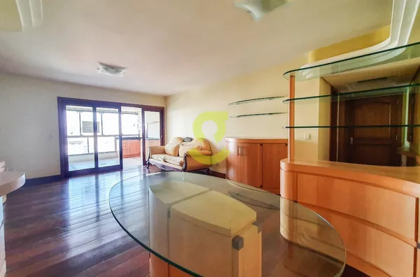 Excelente apto semi mobiliado, andar alto, 169m privativos, sacada, churrasqueira, depend emp, 2 vagas e infra!