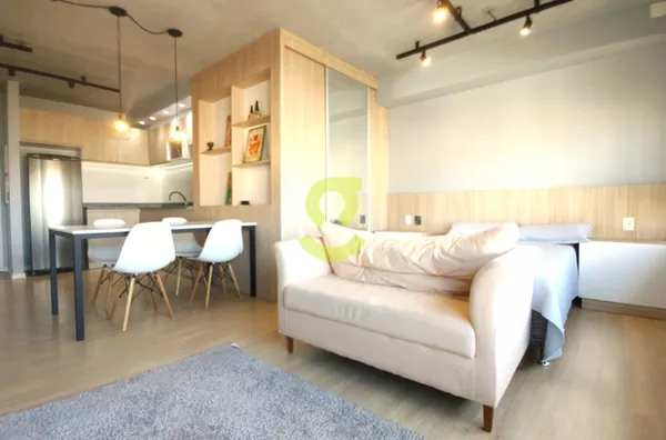 Ótimo loft MOBILIADO, 38m priv, andar alto, vaga e infraestrutura completa!