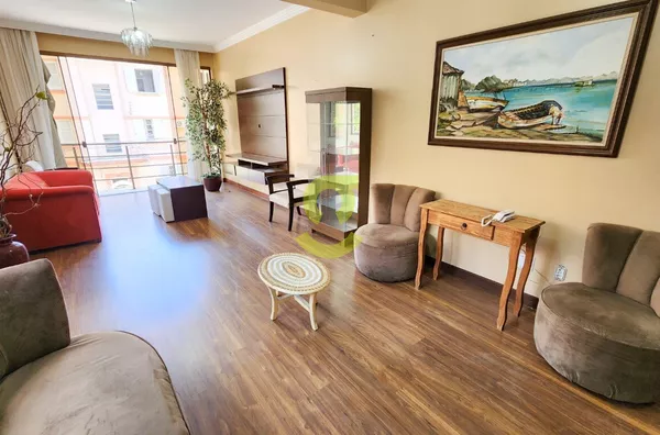 Ótimo apto mobiliado, 110m priv, sacada, churrasqueira, lareira, lavabo, 2 suites, 2 vagas!