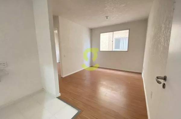 Apto semi mobiliado, 2 dorm, churrasqueira e uma vaga!