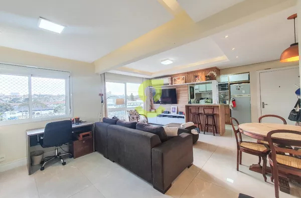 Ótimo apto semi mobiliado, 80m privativos, churrasqueira, 2 dorm, suite, 2 vagas e infra! 