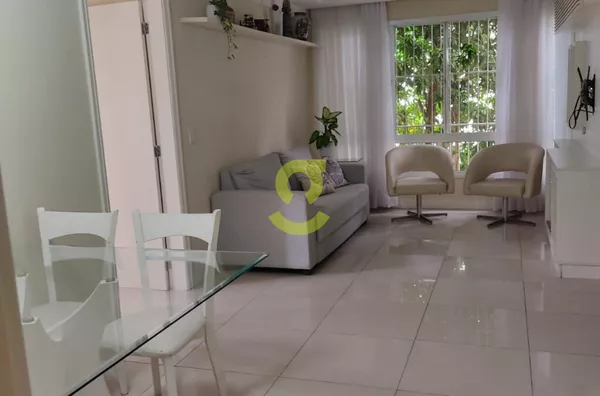 Ótimo apartamento mobiliado, 71m priv, churrasqueira, 2 dorm, suíte e 2 vagas individuais e cobertas!