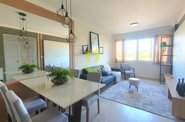 Lindo apartamento MOBILIADO e DECORADO, 2 DORM, 1 SUÍTE, 2 BANHEIROS, 2 VAGAS