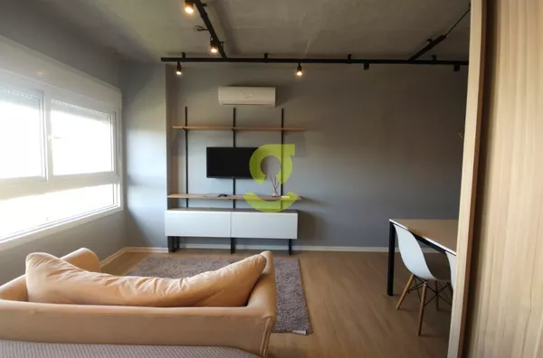 Ótimo loft MOBILIADO, 38m priv, andar alto, vaga e infraestrutura completa!