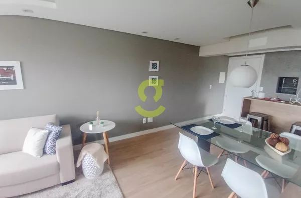 Apto MOBILIADO, 2 dorm, suite, 1 vaga e infra!