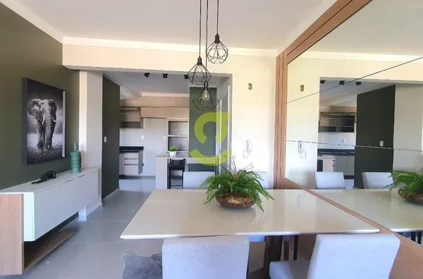 Lindo apartamento MOBILIADO e DECORADO, 2 DORM, 1 SUÍTE, 2 BANHEIROS, 2 VAGAS