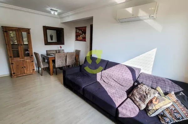 Apto semi mobiliado, 78m priv, churrasqueira, 3 dorm, suite e 2 vagas cobertas!