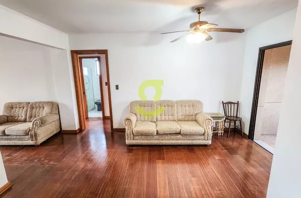 Apto semi mobiliado, 99m priv, sacada, churrasqueira, lavabo, 2 dorm, 1 vaga!