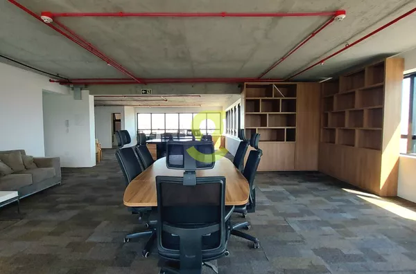 Conjunto comercial semi mobiliado no melhor ponto comercial e corporativo da Capital, prédio corporativo de alto padrão, higienópolis.