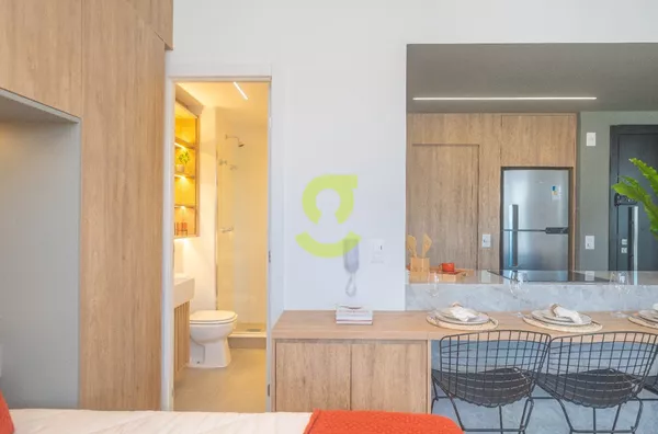 Studio 36m², vaga, churrasqueira, infra completa. Anita Residence.