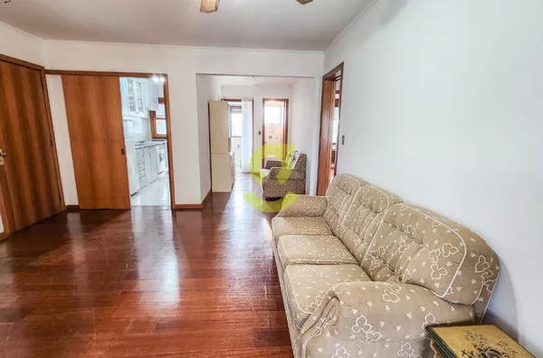 Apto semi mobiliado, 99m priv, sacada, churrasqueira, lavabo, 2 dorm, 1 vaga!