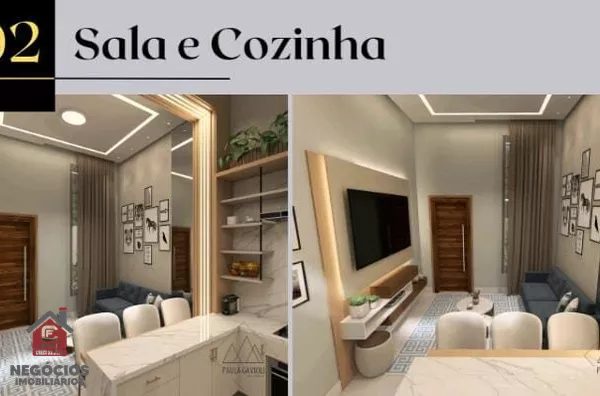 Casa nova para venda dois dormitórios   Jardim Residencial Villagio Ipanema Ii, Sorocaba