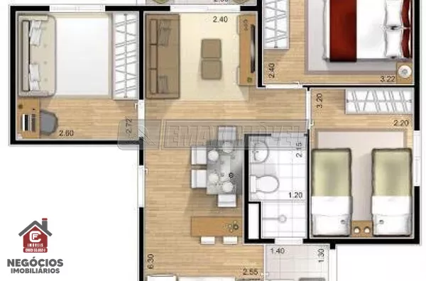 Apartamento para venda,  Jardim Maria Eugenia, Sorocaba - Foto 11