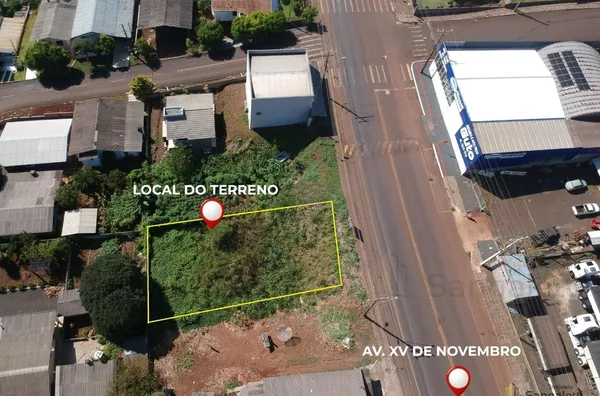 TERRENO NA AVENIDA XV DE NOVEMBRO