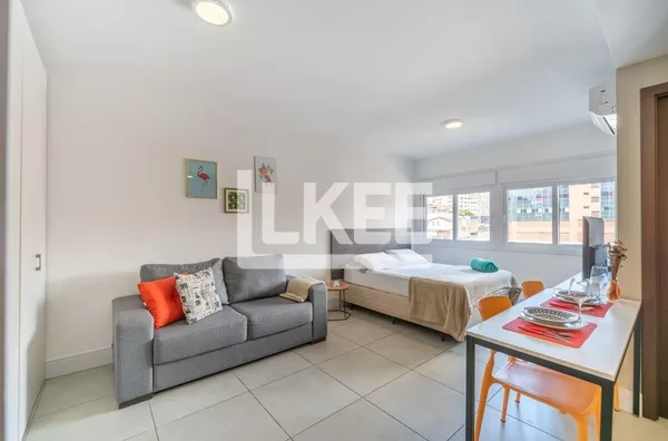 Floresta | Studio Mobiliado à venda | 30,10 m² | Churrasqueira | 1 Banheiro | 1 vaga | Em Porto Alegre/RS std