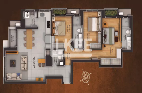 Petrópolis | Apartamento com 3 quartos (sendo 1 suíte) à venda | 110,39 m² | 3 Banheiros | 2 vagas | Em Porto Alegre/RS