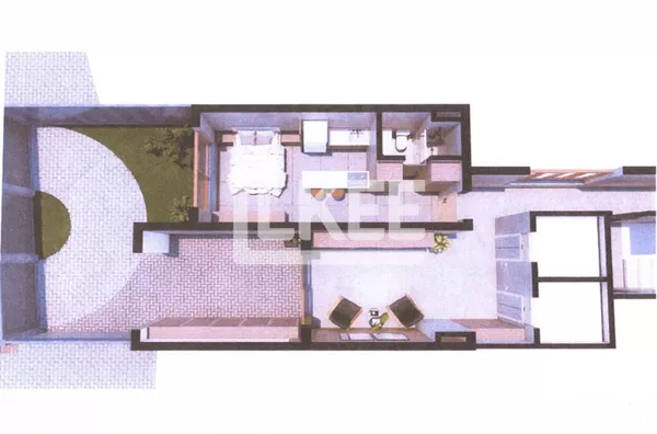 3 LE DUC_Planta Baixa Térreo (apto e porchè cochere)
