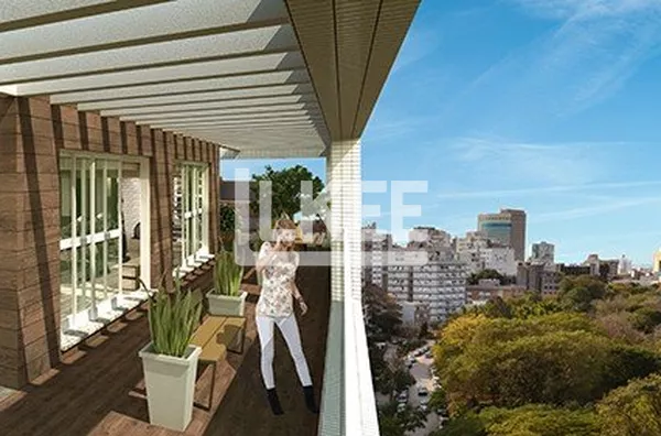 Moinhos de Vento | Apartamento Mobiliado com 1 quarto (Sendo 1 Suíte) para aluguel | 43,56m² | 1 Banheiro | 1 Vaga | Porto Alegre/RS sdt