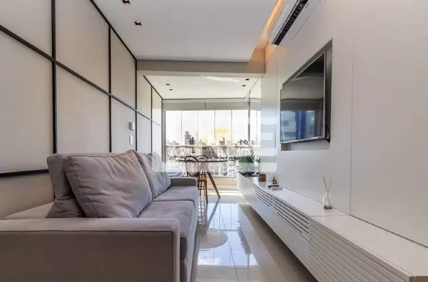 Apartamento á venda de 1 dormitório e churrasqueira no bairro Petrópolis - MOBILIADO 