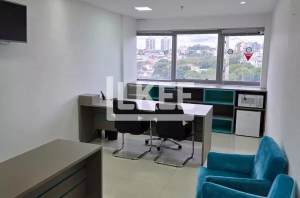 São Sebastião | Sala comercial mobiliada à venda | 24,91 m² | 1 Banheiro | 1 Vaga | Em Porto Alegre/RS