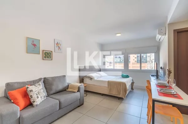 Floresta | Studio Mobiliado à venda | 30,10 m² | Churrasqueira | 1 Banheiro | 1 vaga | Em Porto Alegre/RS std