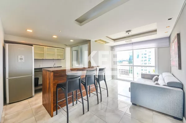 Jardim Europa - Apartamento aluguel - 82 m² - 1 suíte e 1 vaga - Mobiliado - Sacada