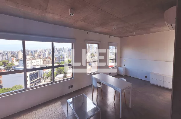 Petrópolis | Apartamento semi mobiliado com 1 quarto para aluguel | 69 m² | 2 Banheiros | 2 vagas | Em Porto Alegre/RS 