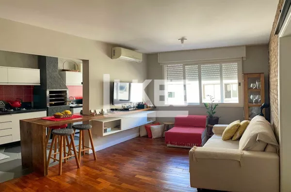 Petrópolis | Apartamento Semimobiliado com 1 quarto à venda | 38,64m² | Churrasqueira | 1 Banheiro | 1 vaga | Em Porto Alegre/RS