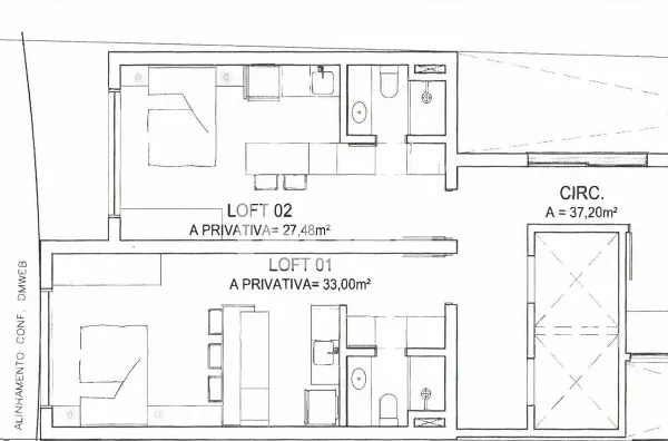 9 Planta baixa apto 1 e 2 LE DUC