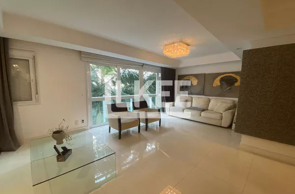 Boa Vista | Apartamento Mobiliado com 2 quartos (sendo 1 suíte)  para Alugar | 98 m² |  | 2 vagas | Churrasqueira | em Porto Alegre