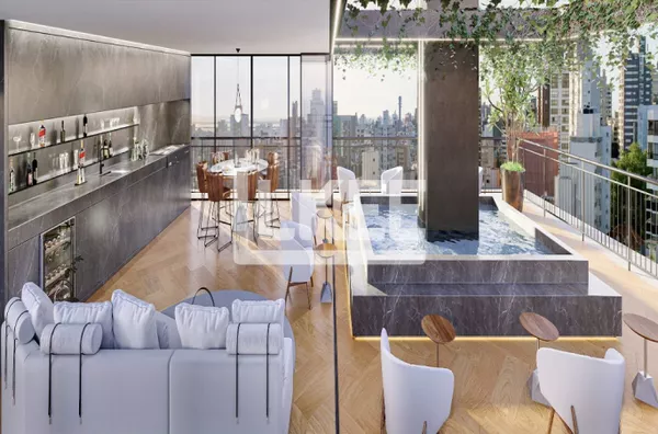 Rooftof Gormete e espelho de água