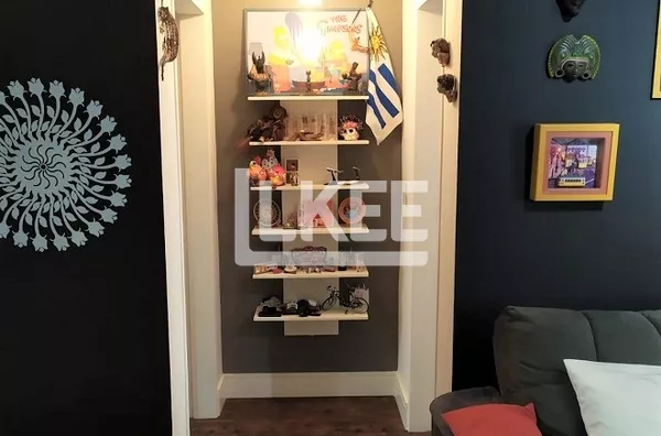 Menino Deus - Apartamento à venda de 1 quarto, 30,20 m²  -  1 vaga - Mobiliado