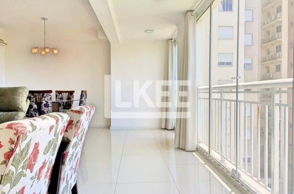 Jardim Europa | Apartamento Mobiliado de 125,46 m² para Alugar | 3 quartos (1 suíte) | 4 Vagas | Com sacada e churrasqueira | Porto Alegre/RS