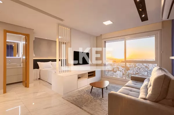 Petrópolis | Studio mobiliado e equipado à venda | 45 m² | 1 vaga | Com banheira hidromassagem | 1 Vaga | Em Porto Alegre/RS