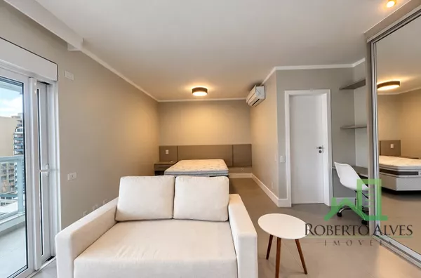LOCAÇÃO ANUAL | Studio mobiliado com sacada | Centro de Florianópolis - Foto 6