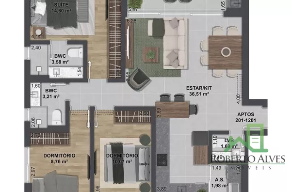 Apartamento para venda, 3 quarto(s),  Centro, Florianópolis