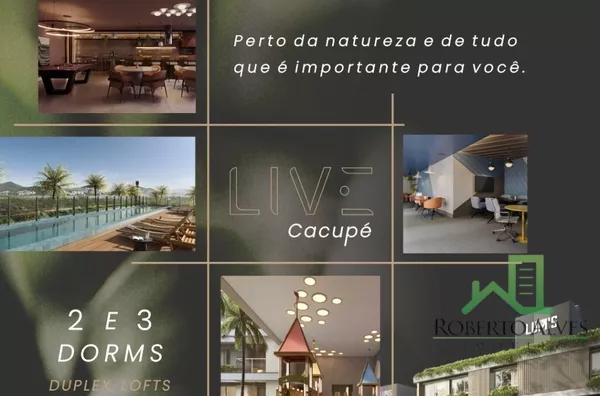 Lançamento - Apartamento 3 dormitórios (sendo 1 suíte) + lavabo e 2 vagas de garagem com 104,94m² - Cacupé, Florianópolis