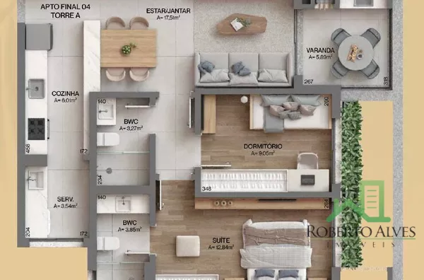Apartamento para venda, 2 quarto(s),  Cacupé, Florianópolis