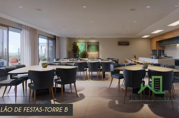 Lançamento - Apartamento 3 dormitórios (sendo 1 suíte) + lavabo e 2 vagas de garagem com 104,94m² - Cacupé, Florianópolis