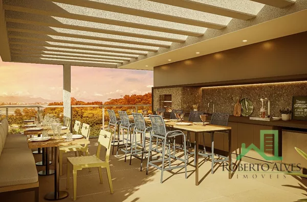 Apartamento 3 suítes - com 125-88m² - Cacupé, Florianópolis