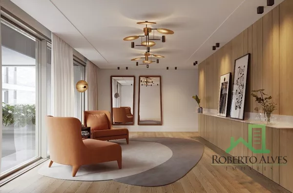 Lançamento - Apartamento 3 dormitórios (sendo 1 suíte) + lavabo e 2 vagas de garagem com 104,94m² - Cacupé, Florianópolis