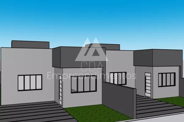 Casa 2 dormitórios em construção no Araucária Park III — Vitorino/PR