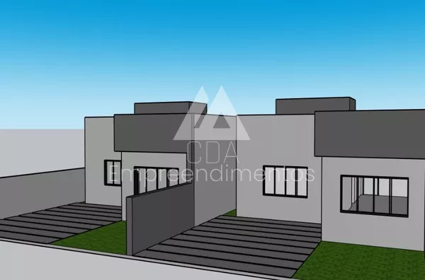 Casa 2 dormitórios em construção no Araucária Park III — Vitorino/PR