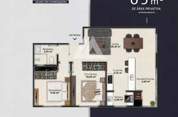 Apartamento para venda, Edifício Libertá - Foto 8