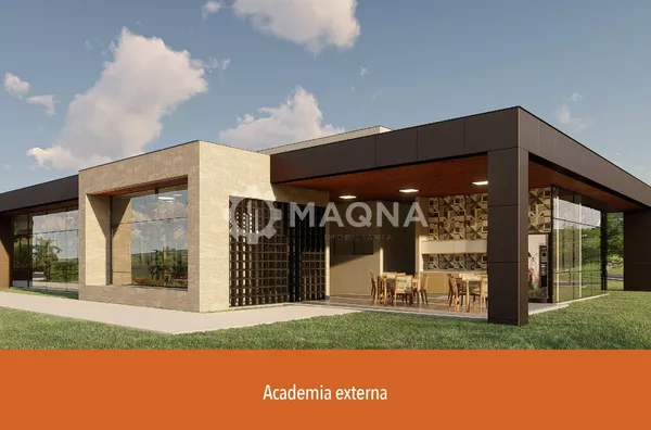 Imagem Perspectiva Área Externa da Academia