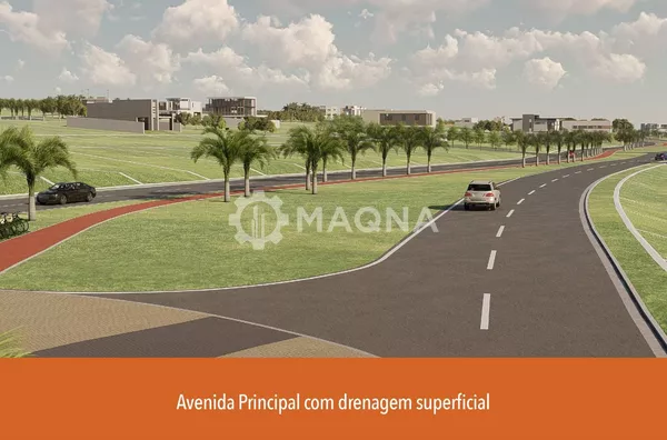 Imagem Perspectiva da avenida principal