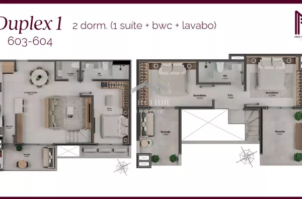 Neo Continente, Apartamentos Duplex
